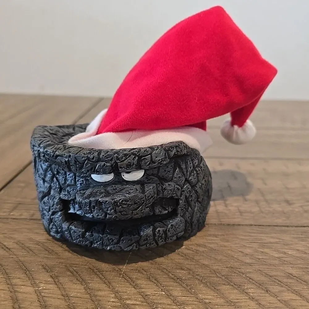 Vtg Playtronix Lumpy The Chunk of Christmas Coal Santa Hat Sings *Doesn't Move*